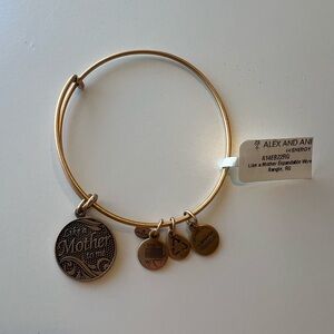 Alex and Ani Like a Mother to Me adjustable gold bracelet